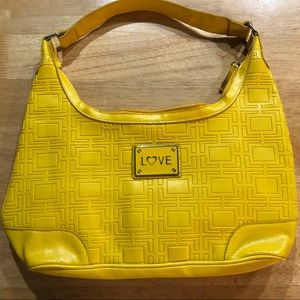 Yellow Hobo Handbag